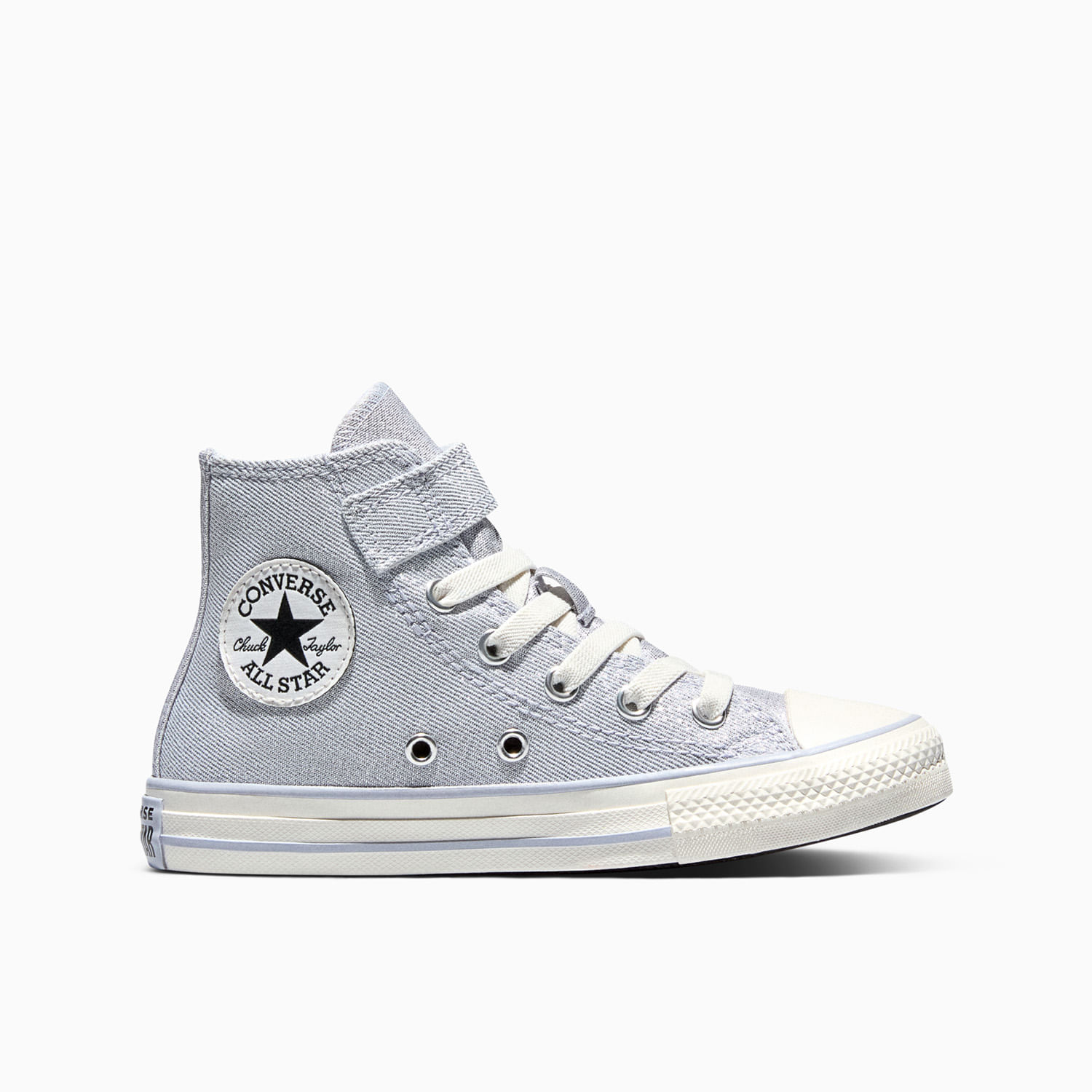 Zapatillas Urbanas Niña Converse Chuck Taylor All Star Easy-on Shimmer Gris Claro 33