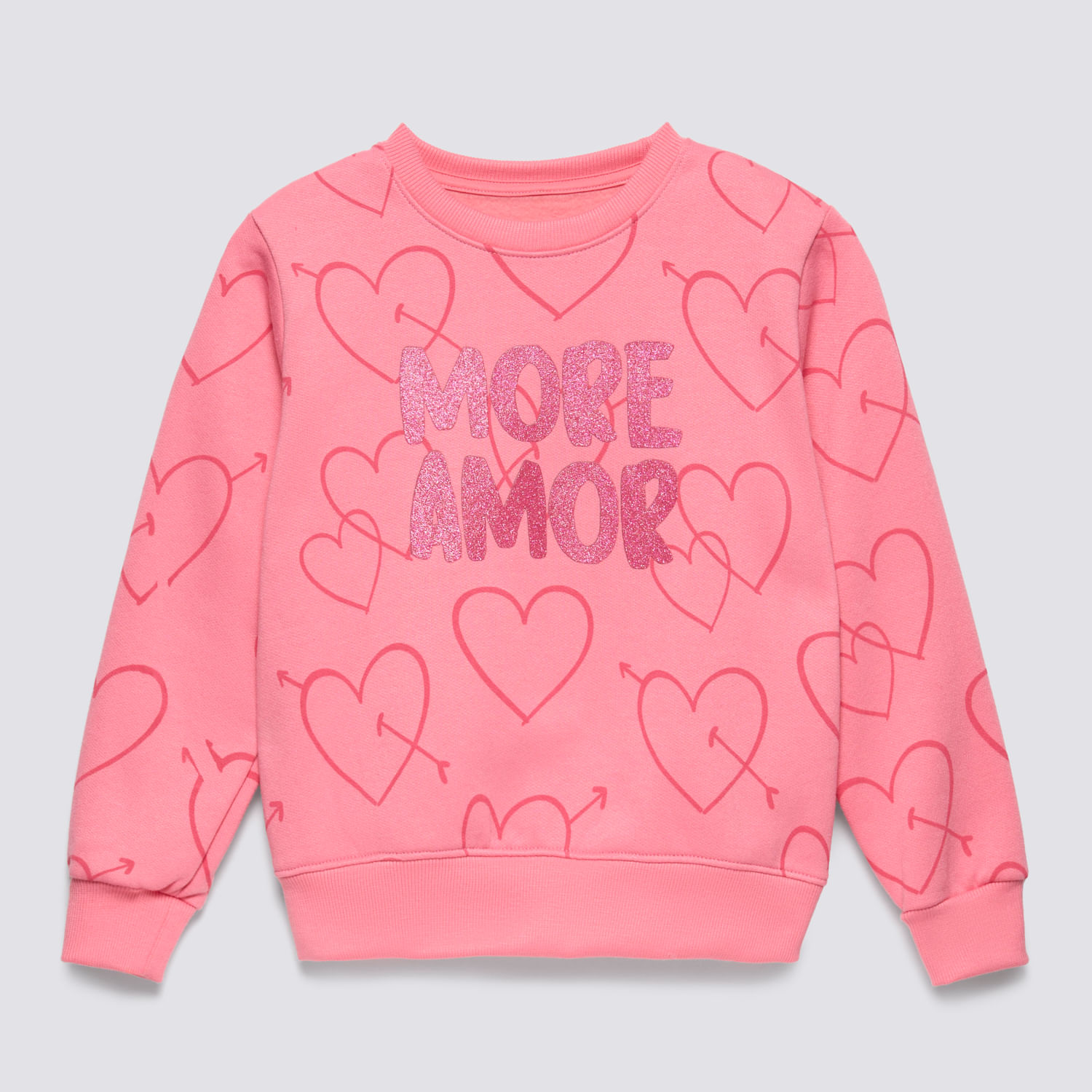 Polera Niña Fleece Promo Circus Fucsia Talla 10
