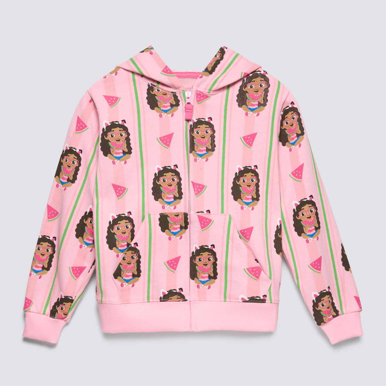 Polera Niña Aop Gabbys Dollhouse Rosado Talla 6