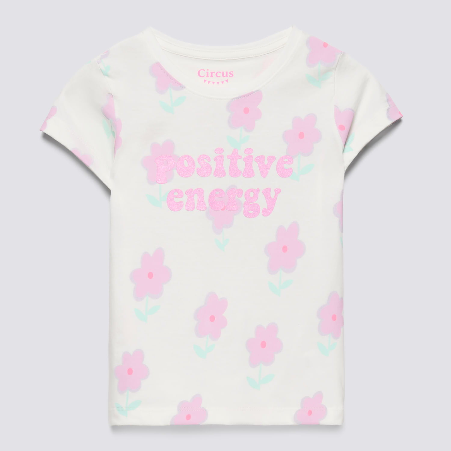Polo Manga Corta Niña Aop Circus Ecru Talla 12