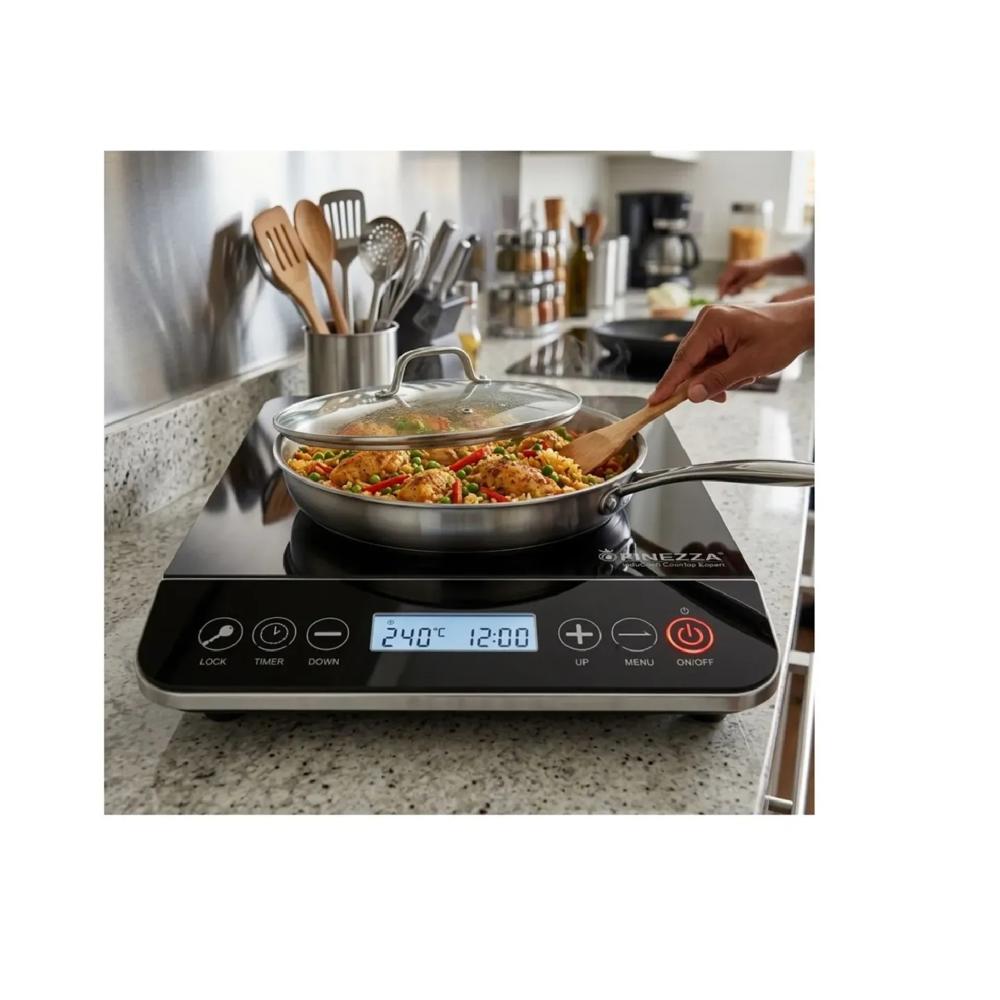 Cocina de Inducción Finezza de 01 Hornilla Cocción Rápida Función Timer 2000w