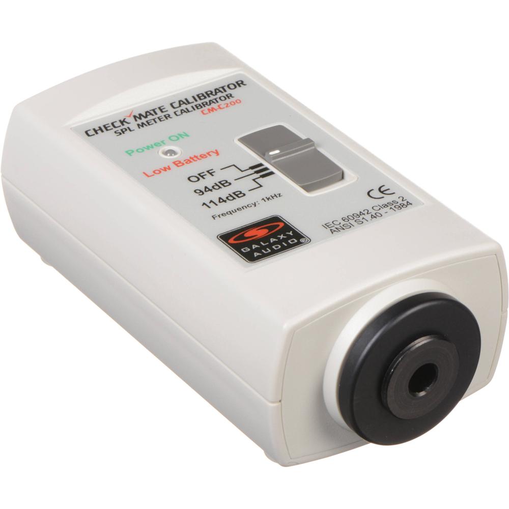 Galaxy Audio Calibrador CM-C200 para Medidor SPL - Precisión de &plusmn;0.5 dB, Compatibl