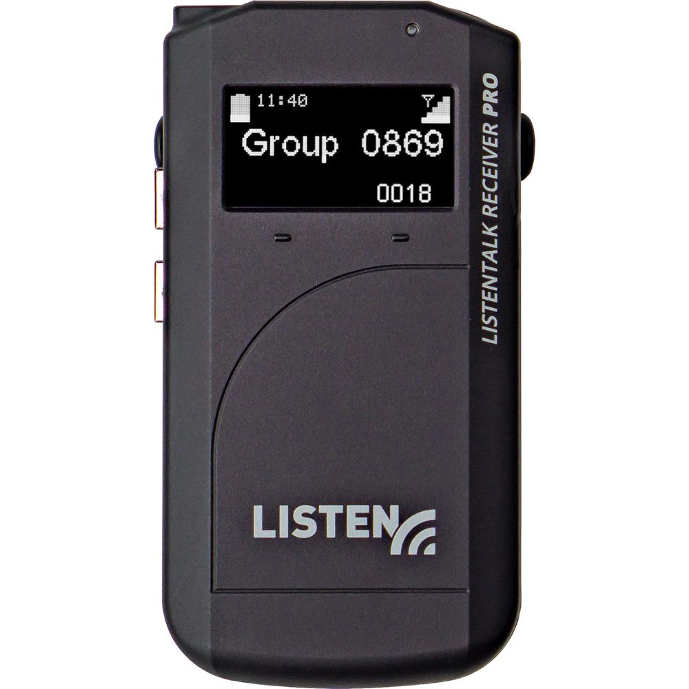 Listen Technologies Receiver Pro LKR-11 - Comunicación Unidireccional, Alcance de 100 m,