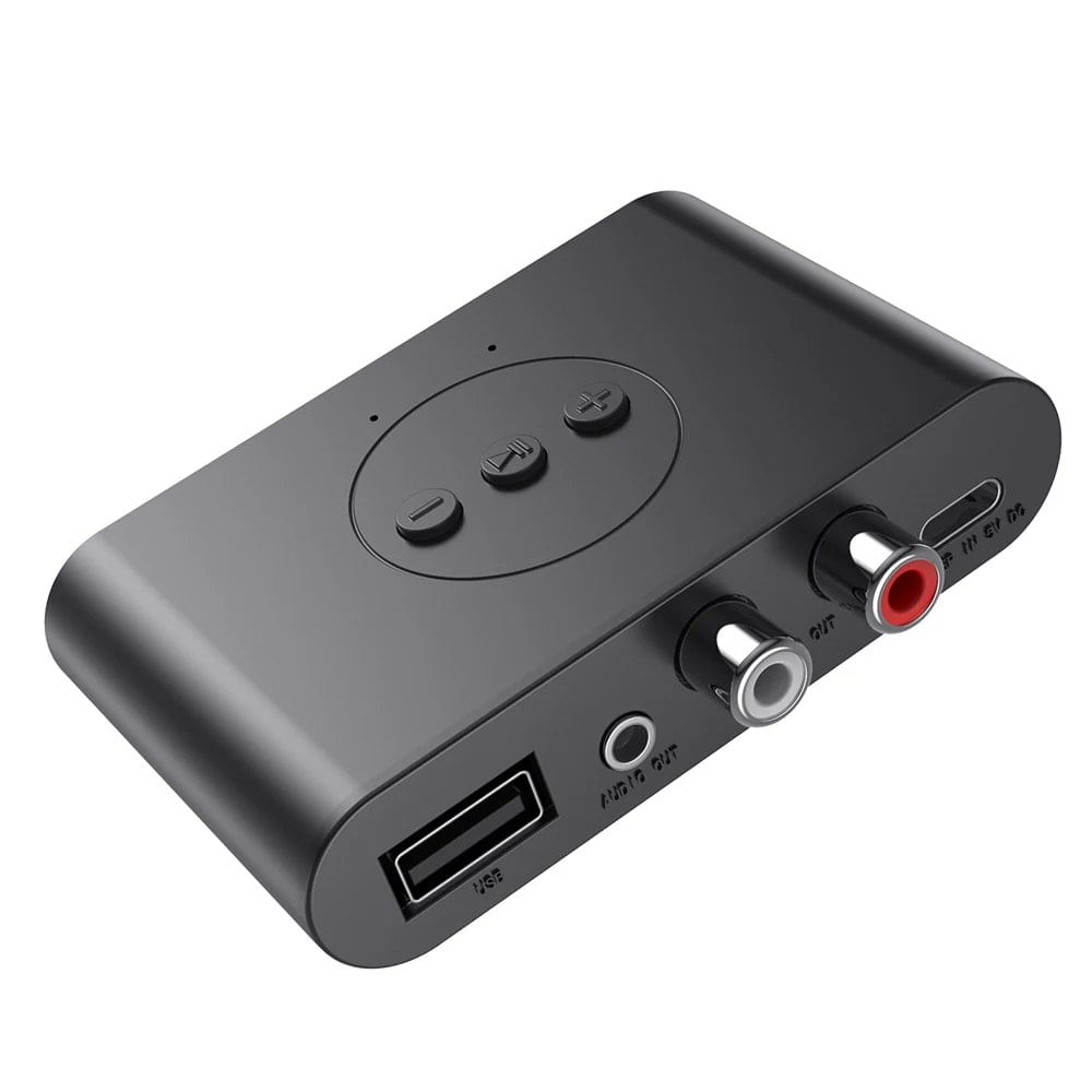 Adaptador Receptor Bluetooth 5.2 USB 2.0 RCA NFC 3.5mm