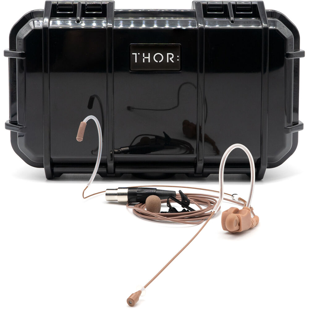 THOR Micrófono de Cabeza Omnidireccional Hammer SE-9 con Boom de 90mm y Conector TA4F (Ma