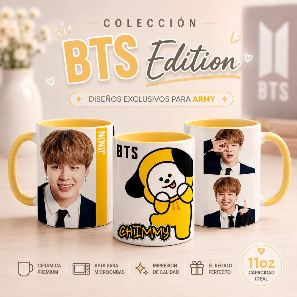 TAZA JIMIN BTS ARMY - DISEÑO EXCLUSVIO