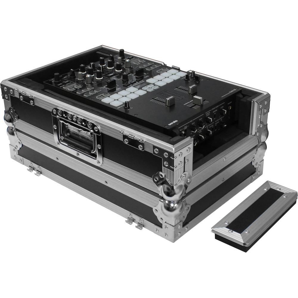 Odyssey Flight Zone FZ10MIXXD Case para Mezcladores DJ de 10"" - Negro y Cromado, con Panel