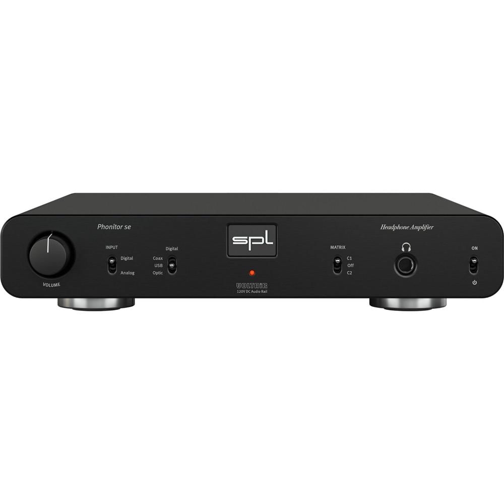 SPL Phonitor se Amplificador de Auriculares con DAC Negro - Amplificador Audiophile de Alt