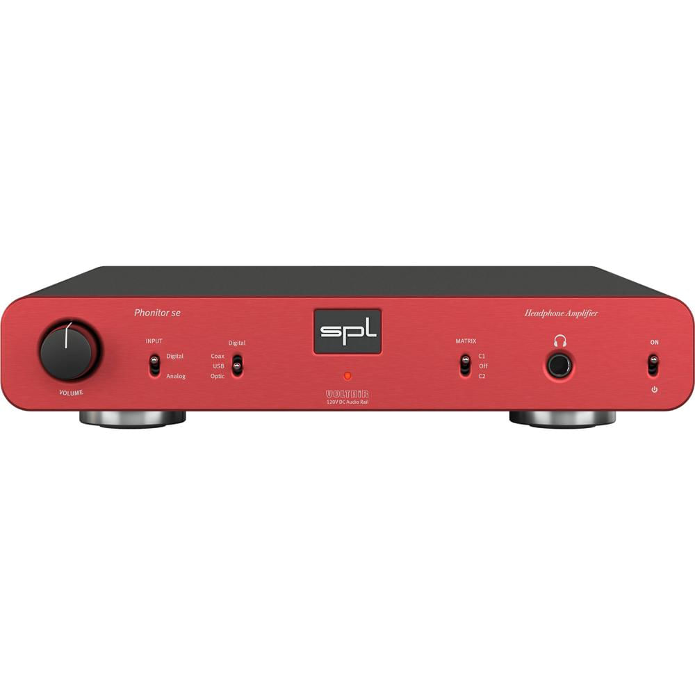 SPL Phonitor se Amplificador de Auriculares Rojo - 2 Canales, Salida de 5W, Crossfeed Sele