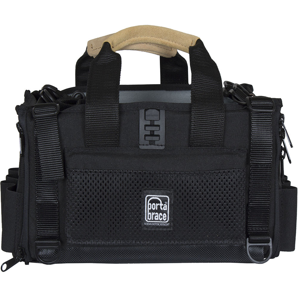 PortaBrace Bolsa Organizadora de Audio Silent con Arnés, Tapa y Clip para Boompole