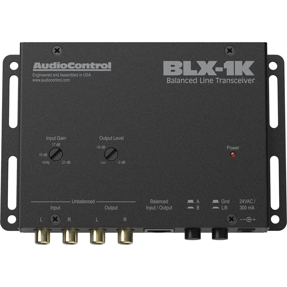 AudioControl Transceptor de Línea Balanceada BLX-1K para Instalaciones AV Profesionales,
