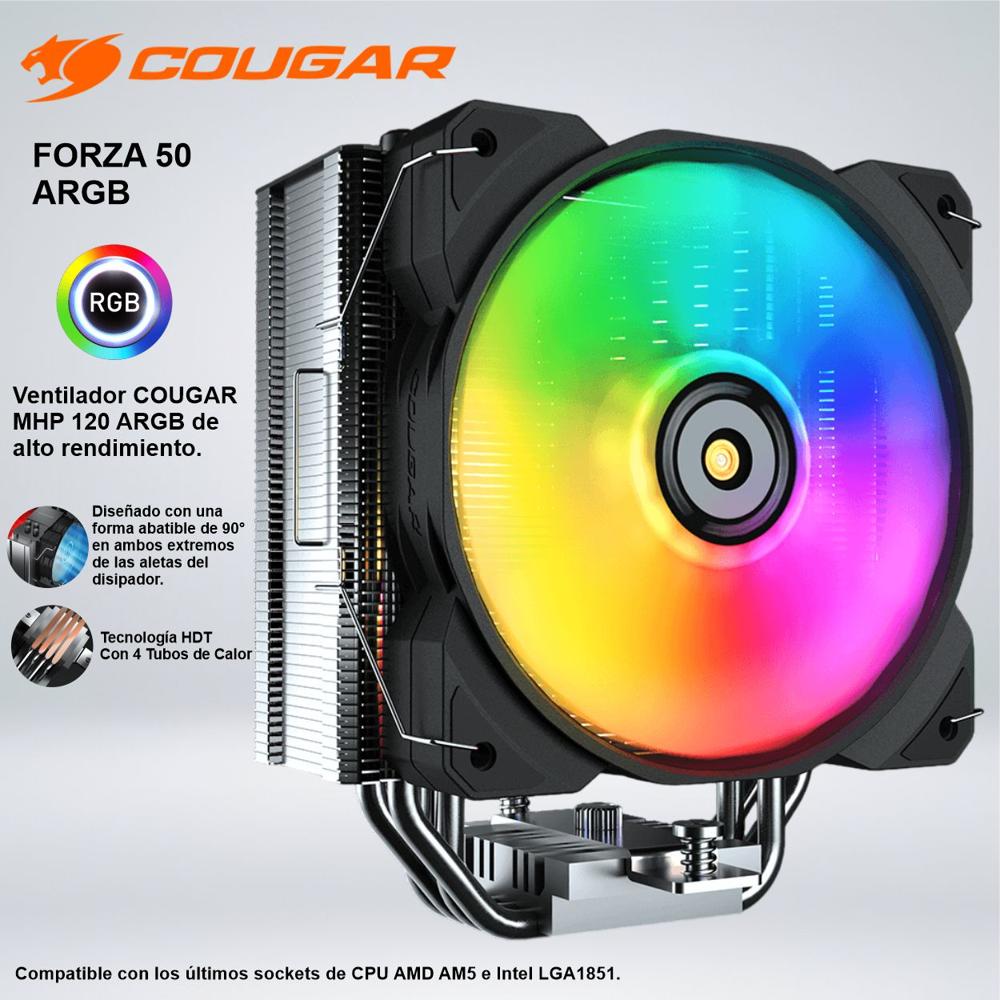 COOLER COUGAR FORZA 50 ARGB PREMIUM DE TORRE INDIVIDUAL