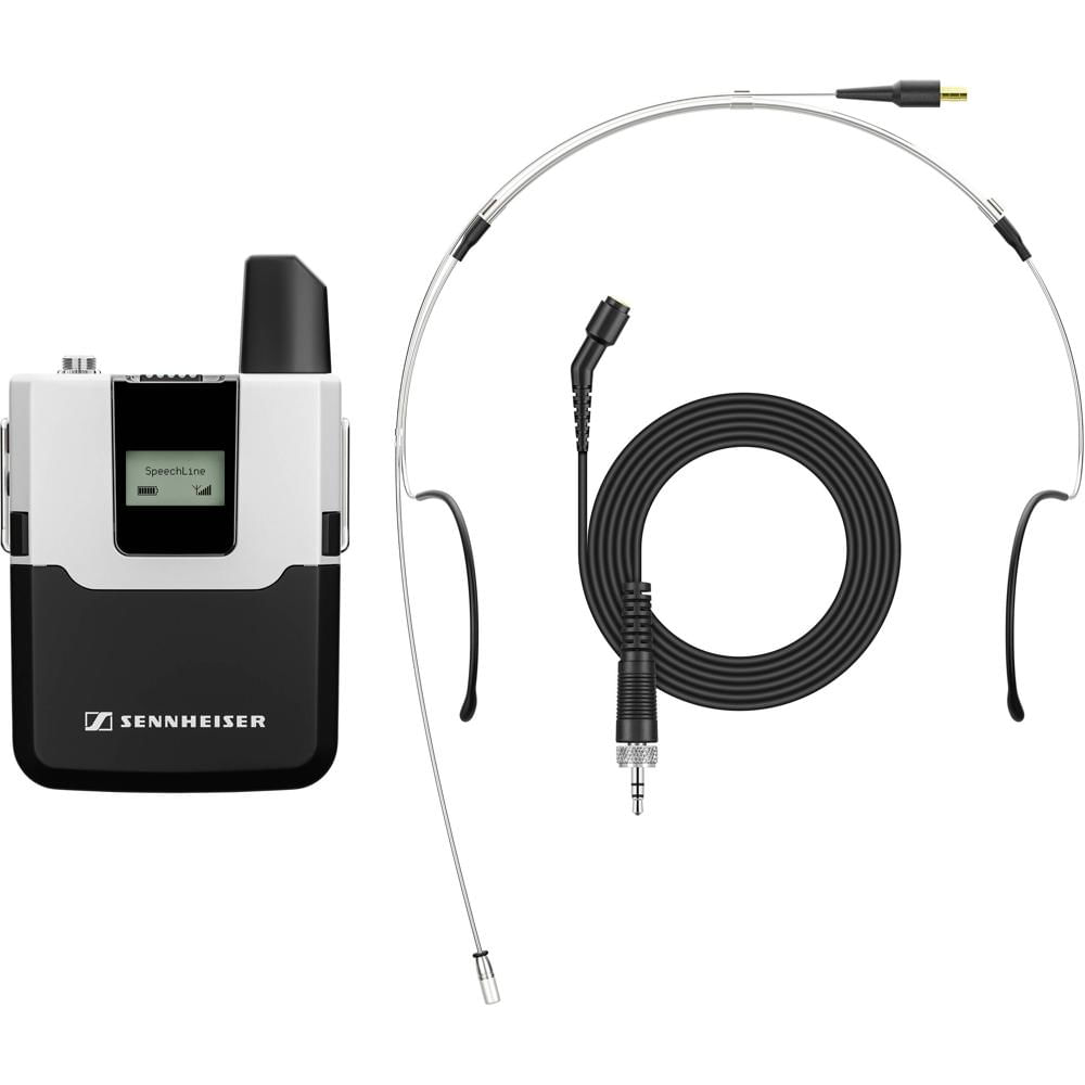 Sennheiser SL Bodypack DW-4 con SL Headmic 1 - Transmisor Inalámbrico Digital para Confer