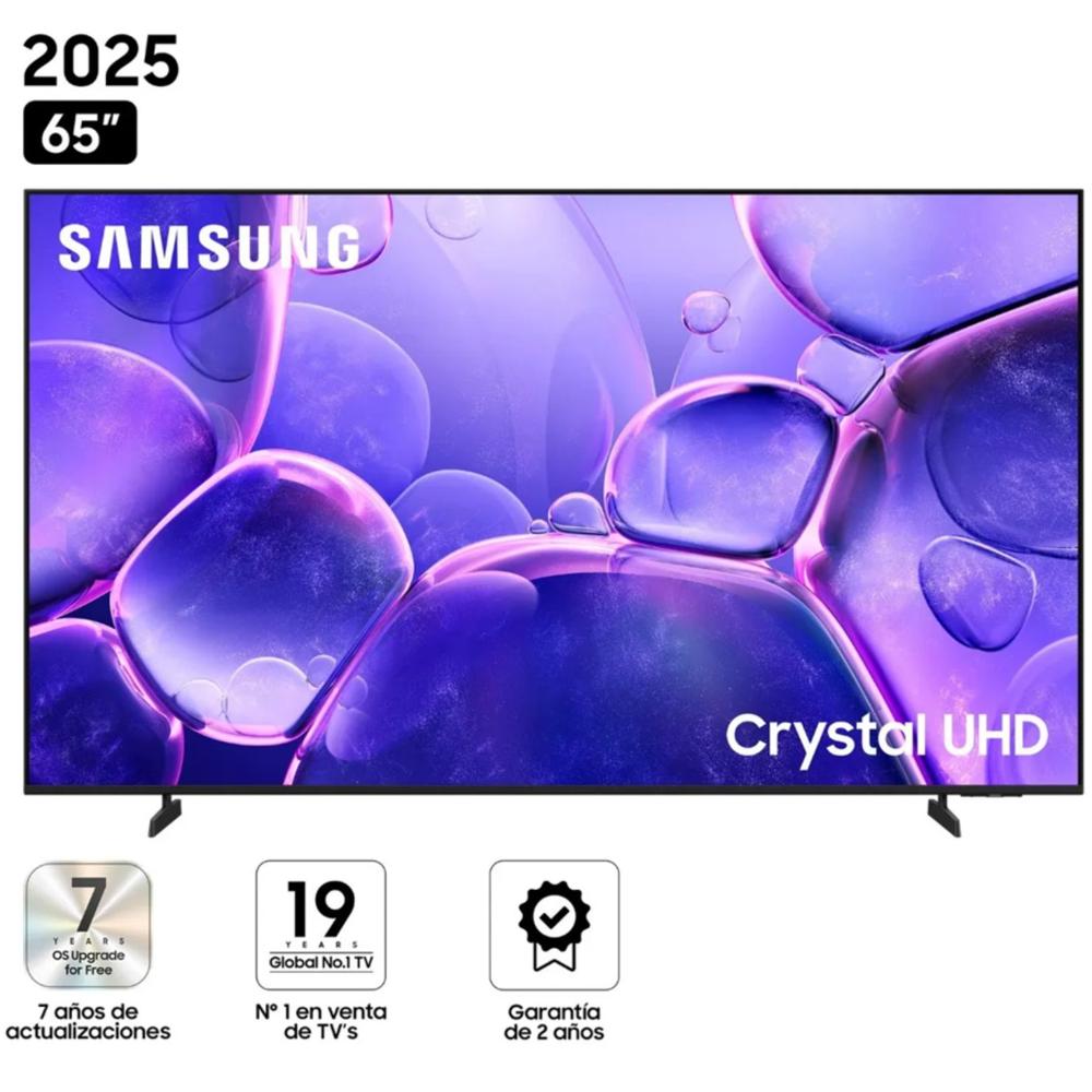 Televisor Samsung 65 Pulgadas Crystal UHD Smart TV UN65U8000FGXPE con HDR