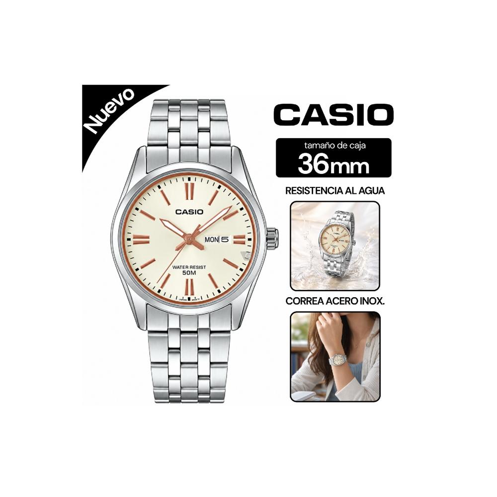 Reloj Casio Para Mujer  LLTP 1335D 9AV