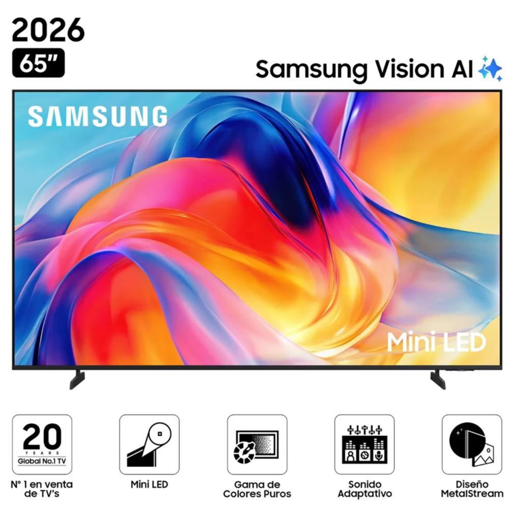 Smart TV Samsung 65 Pulgadas Mini LED 4K Tizen UN65M70HAGXPE