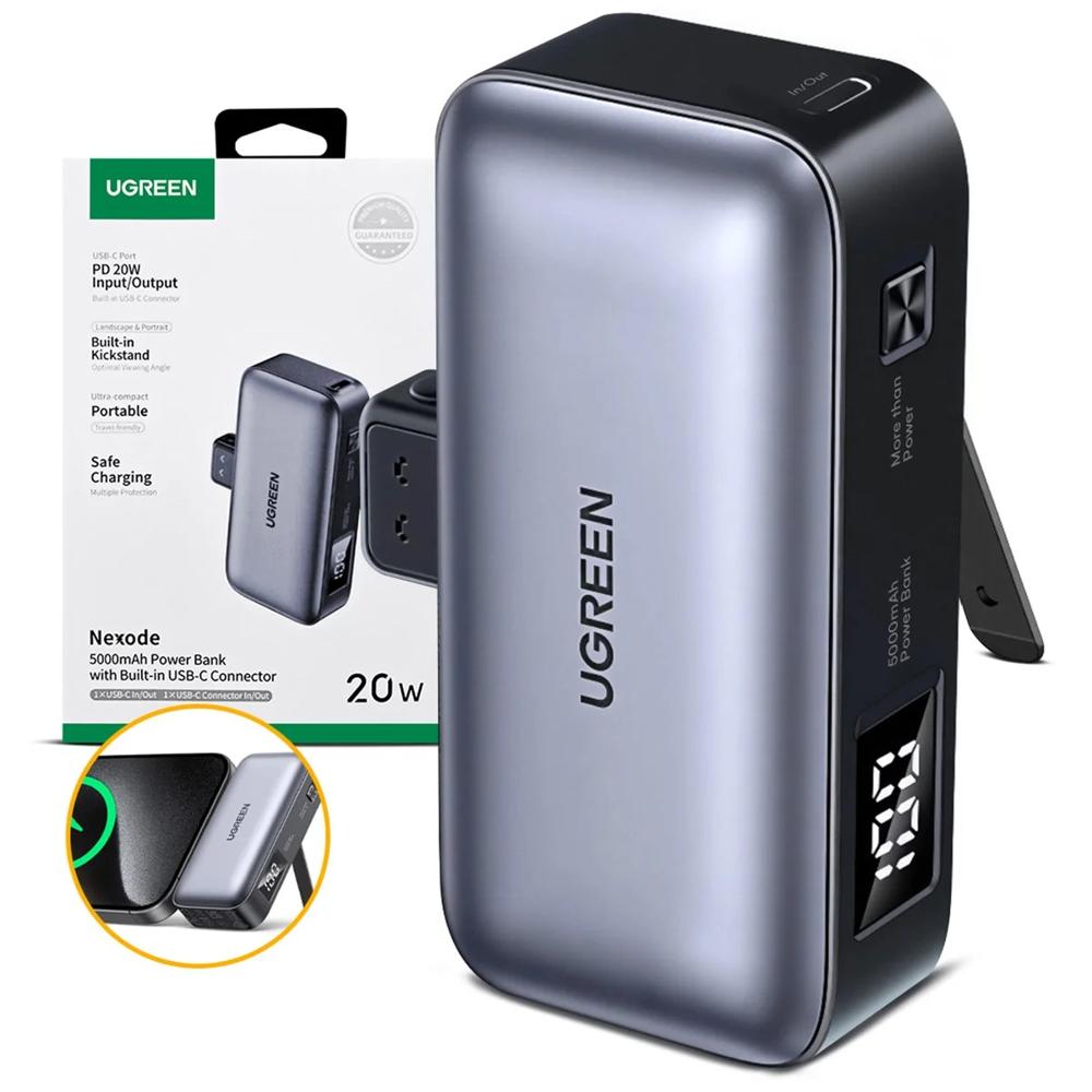 Ugreen Power Bank mini 5000mAh 20W USB-C Carga Rápida Compacto PB503