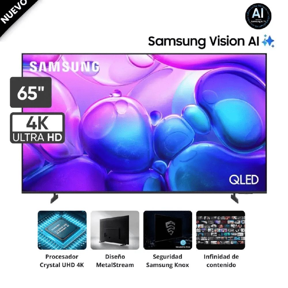 Televisor Samsung 65 Pulgadas QLED UHD 4K TizenOS Smart TV QN65Q6FAAGXPE - 1 Año de Garantía -Nuevo