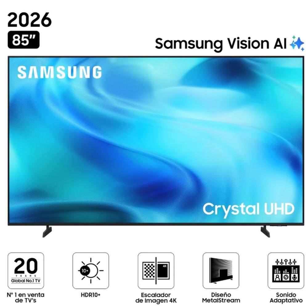 Smart TV Samsung UN85U8000HGXPE 85 Pulgadas Crystal UHD 4K Tizen