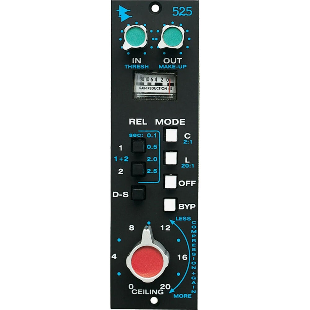 API Audio 525 Compresor y Limitador para Rack 500-Series con Control de Umbral Variable y