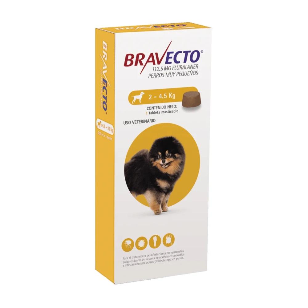 Bravecto Perros de 2 a 4.5 kg - Antipulgas