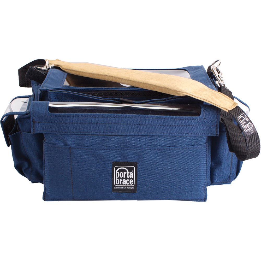 PortaBrace AO-4 Estuche Organizador de Audio para Mezclador y Accesorios - Color Negro/Azu