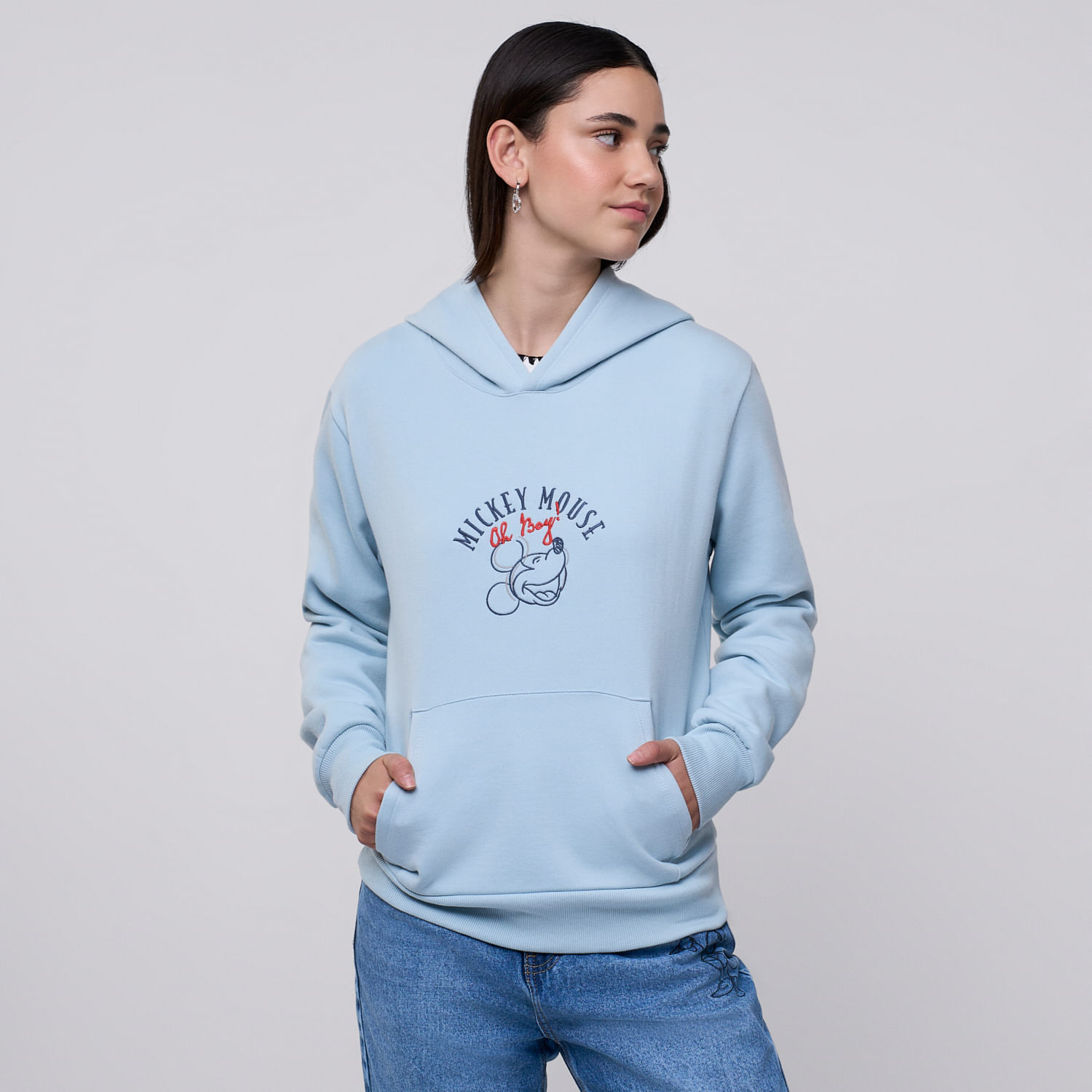 Polera Mujer Hoodie Disney