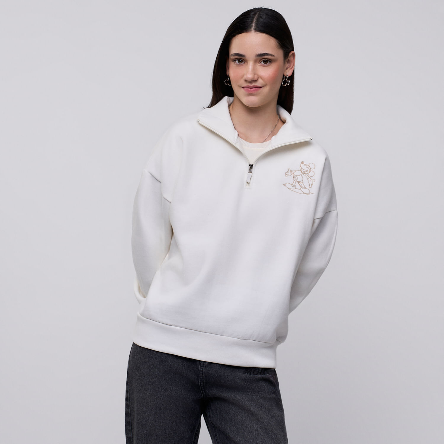 Polera Mujer Mouse Disney Vainilla L