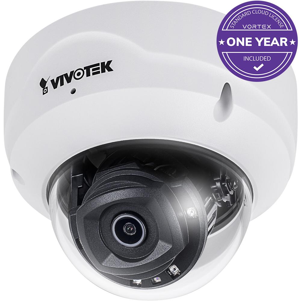 Vivotek FD819-H-1Y Cámara Domo Interior 5MP con Visión Nocturna y Lente de 2.8mm
