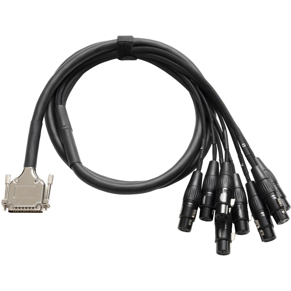 Warm Audio Cable Breakout DB25 a XLR 3-Pin Femenino 8 Canales 10'