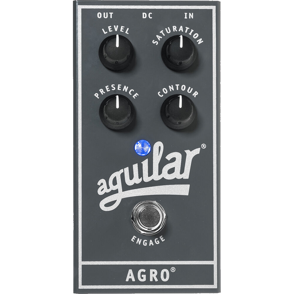 Aguilar Pedal de Overdrive para Bajo AGRO - Control de Saturación y Presencia