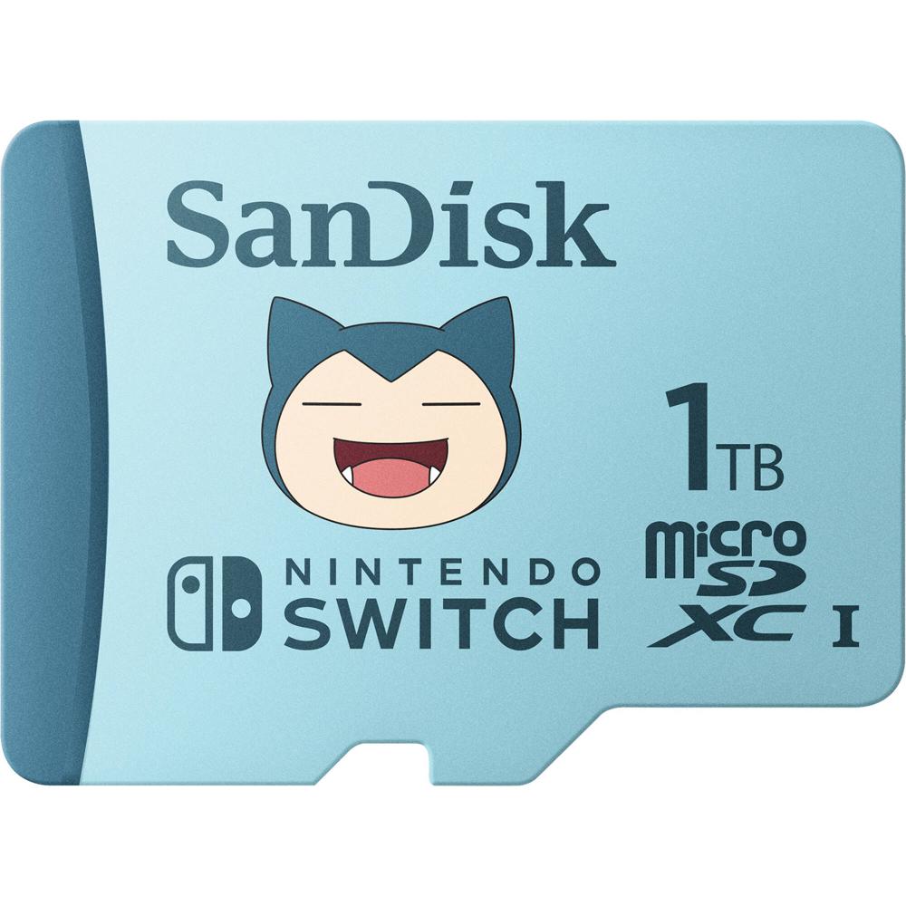 SanDisk microSDXC 1TB Pokemon UHS-I - 100 MB/s lectura, 90 MB/s escritura, Clase 10, V30,