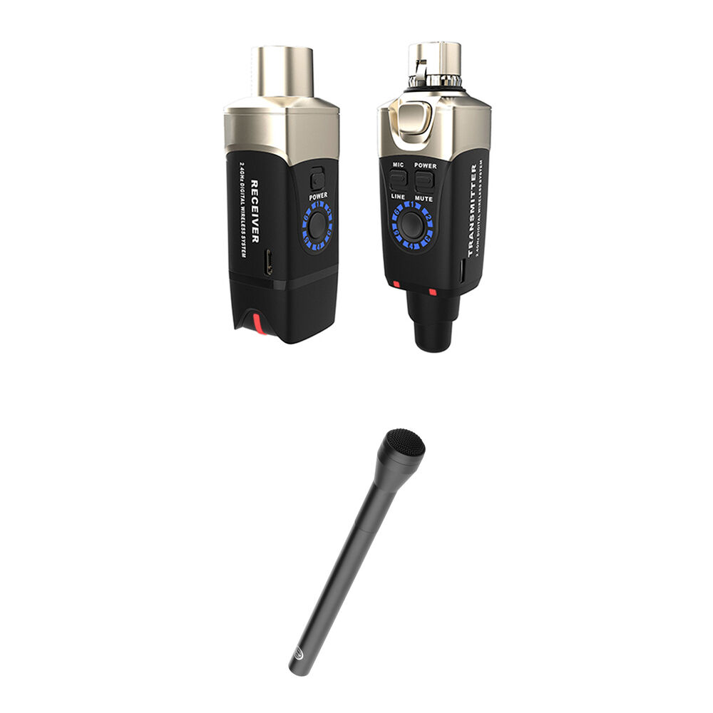 Xvive Audio Kit de Micrófono Inalámbrico XLR U3 con Micrófono Dinámico Omnidireccional