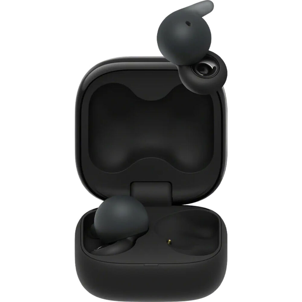 Sony LinkBuds Open Auriculares Inalámbricos Verdaderos (Negro) - Control de Volumen Adapt