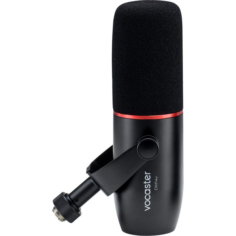 Focusrite Vocaster DM14v Micrófono Dinámico Cardioide para Podcasting, Respuesta de Frec