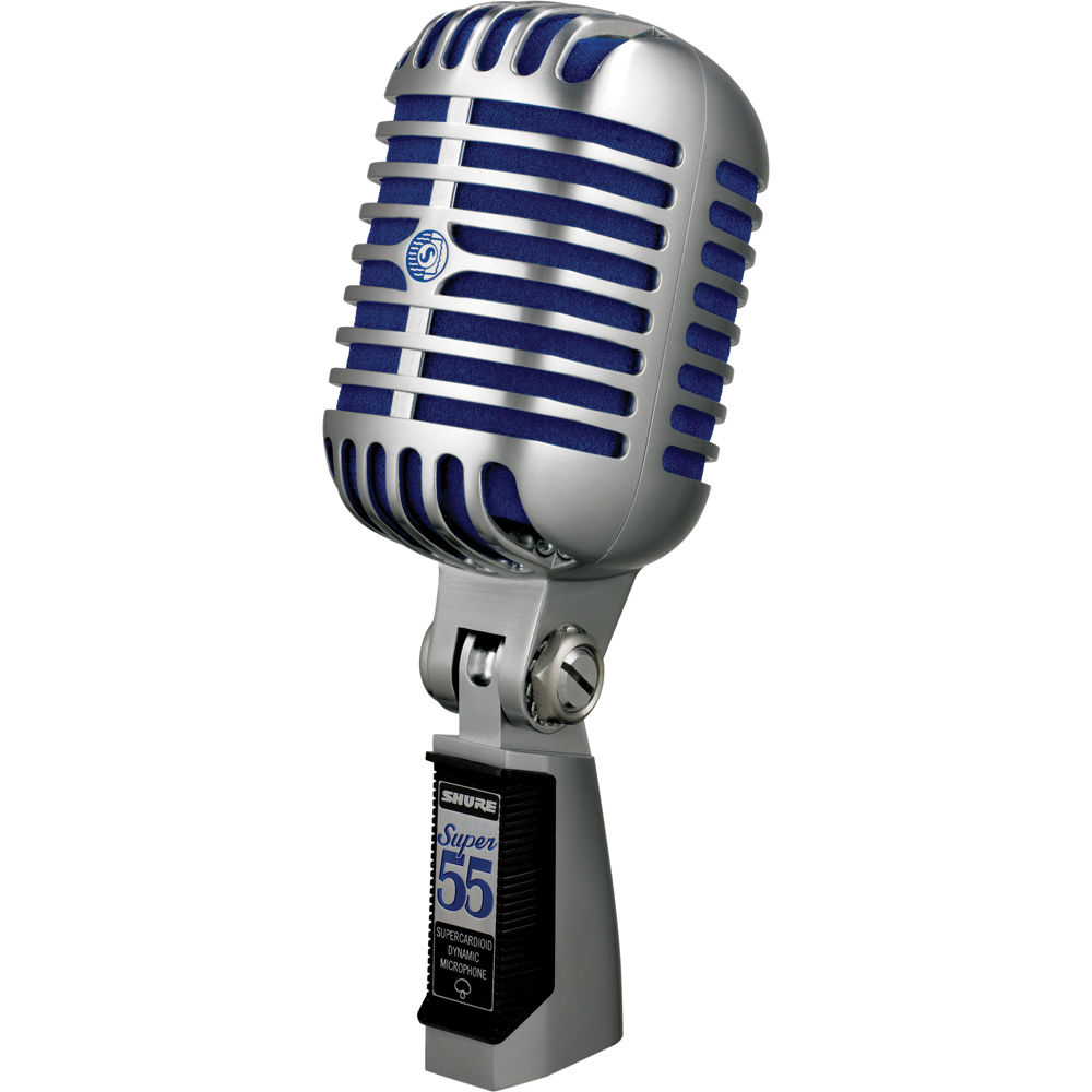 Shure Super 55 Micrófono Dinámico Supercardioide con Patrón Supercardioide, Respuesta d
