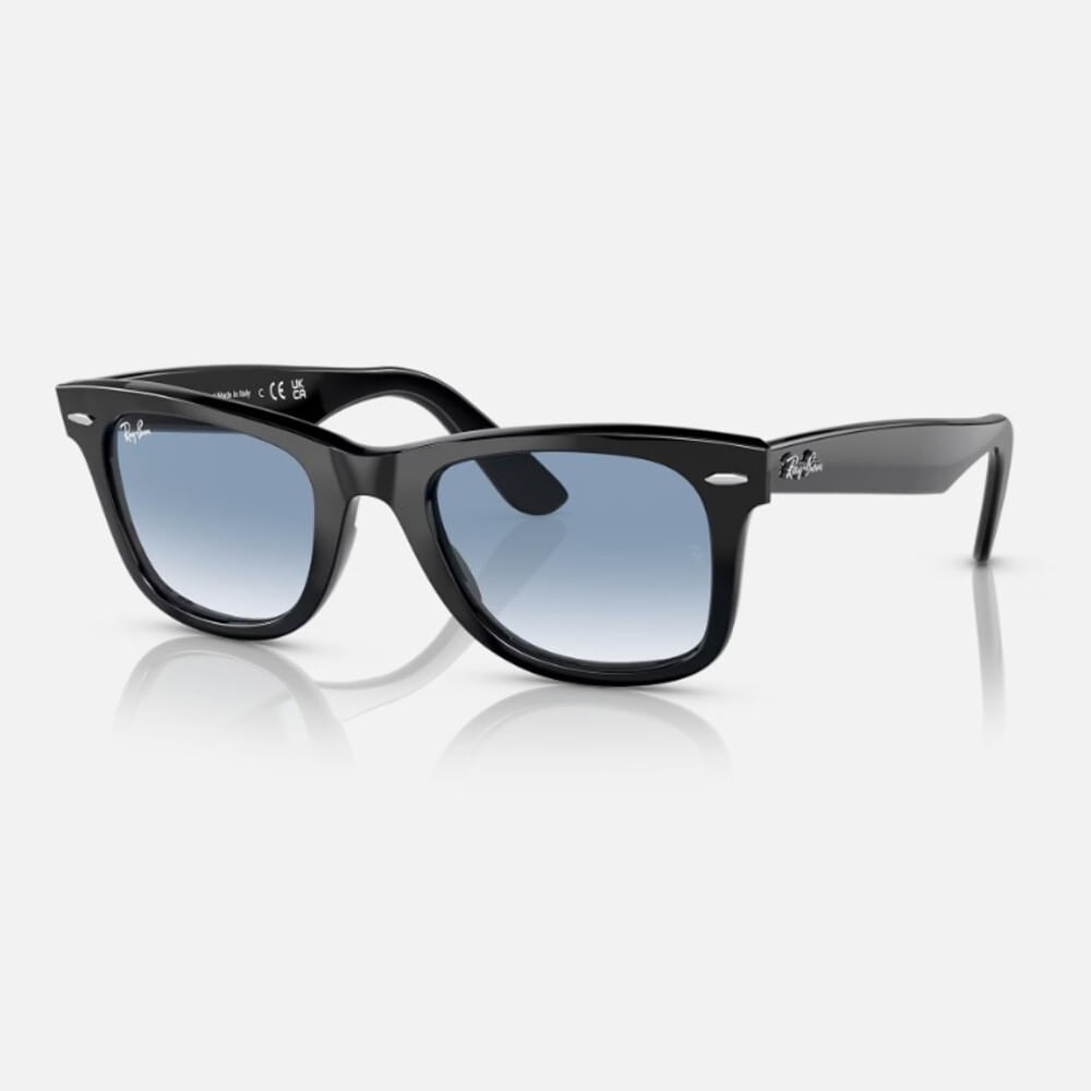 lentes de sol wayfarer rb2140 degrade azul talla50m