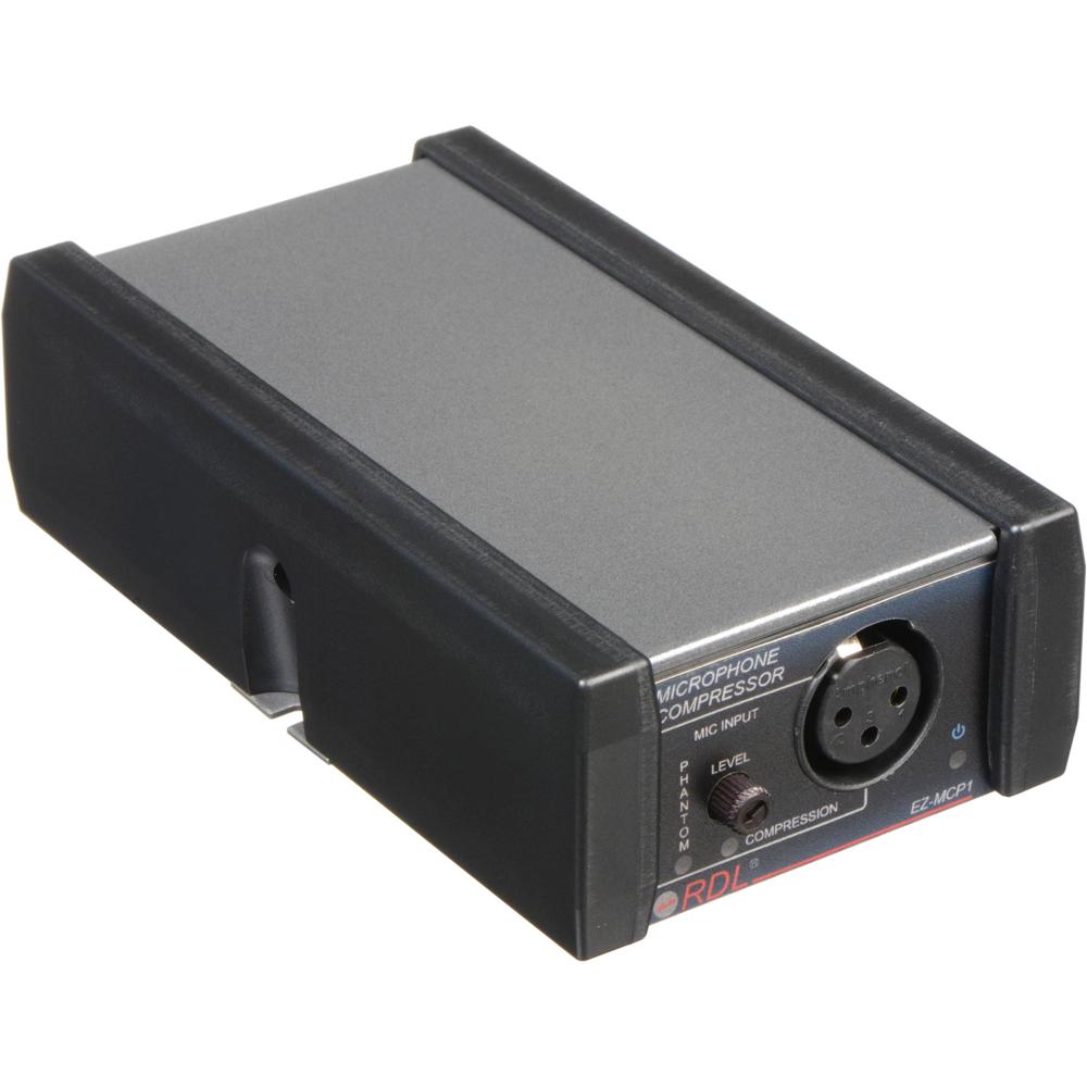 RDL Microphone Compressor EZ-MCP1 - Compresor de Audio Compacto con Control Automático de