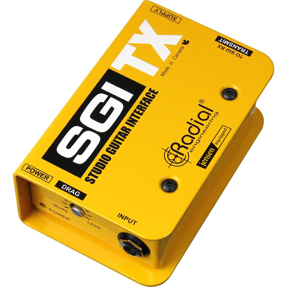 Radial SGI TX Transmisor de Línea para Instrumentos - Activo, Envío de Señal hasta 300