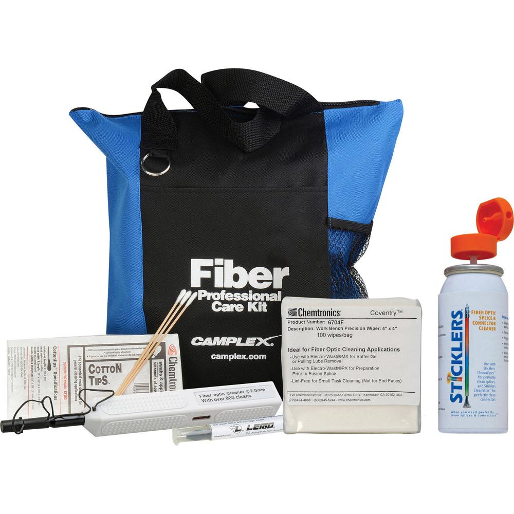 Camplex Kit de Limpieza de Fibra Óptica para Conectores Híbridos LEMO SMPTE 304/311M - I