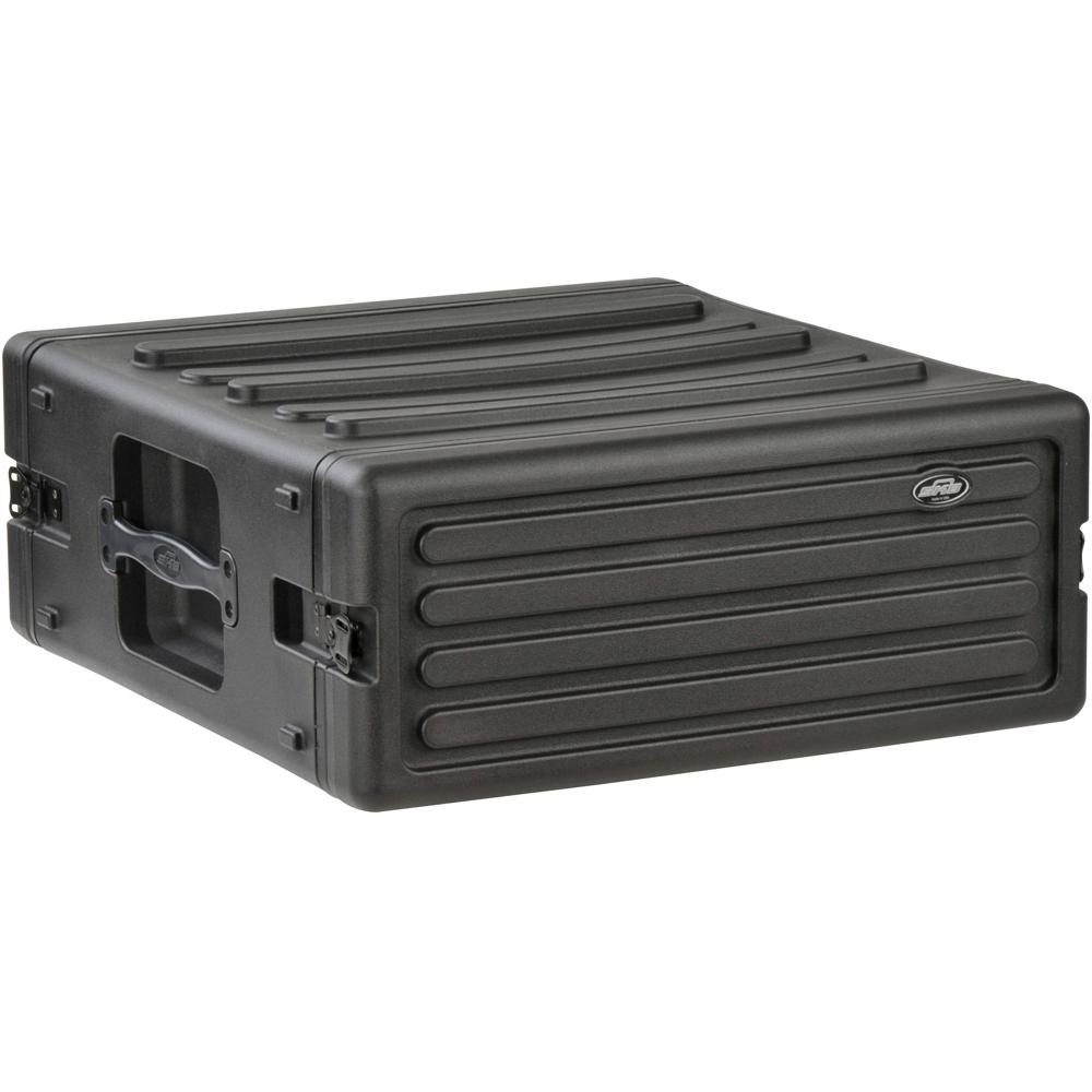 SKB Rack Case 4U Roto - Polietileno Rotacional, 17.6"" de Profundidad, Asa de Transporte, C