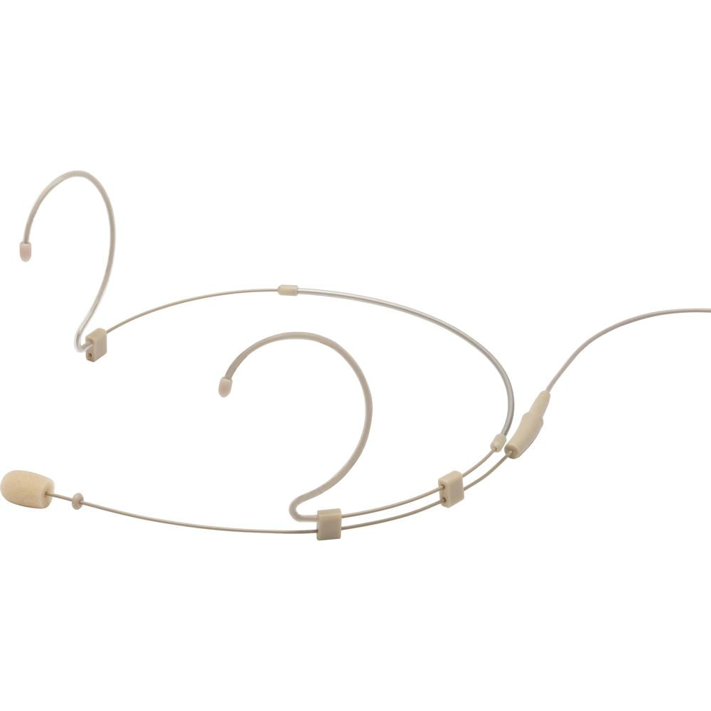 Samson DE50x Micrófono Headset Omnidireccional Beige con Adaptadores y Accesorios