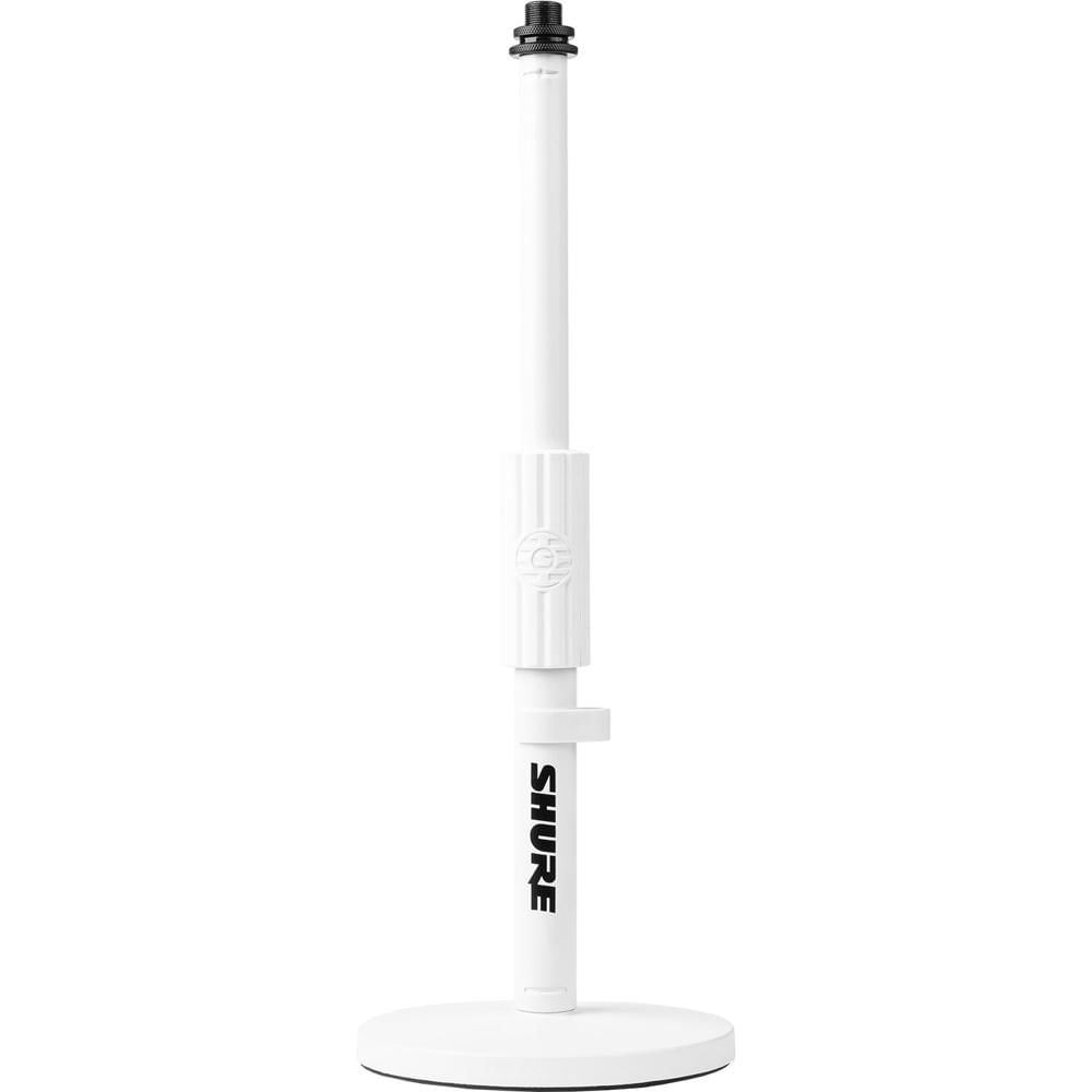 Shure Soporte de Micrófono de Escritorio con Base Redonda de 6"" (Blanco, Paquete de 4) -