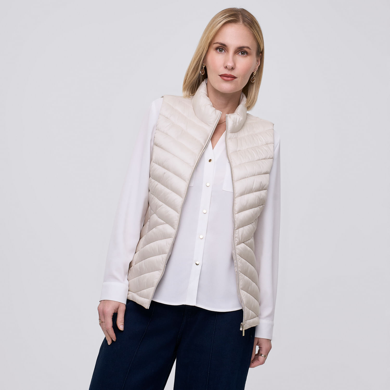 Chaleco Mujer Fancy Zafin Crema M