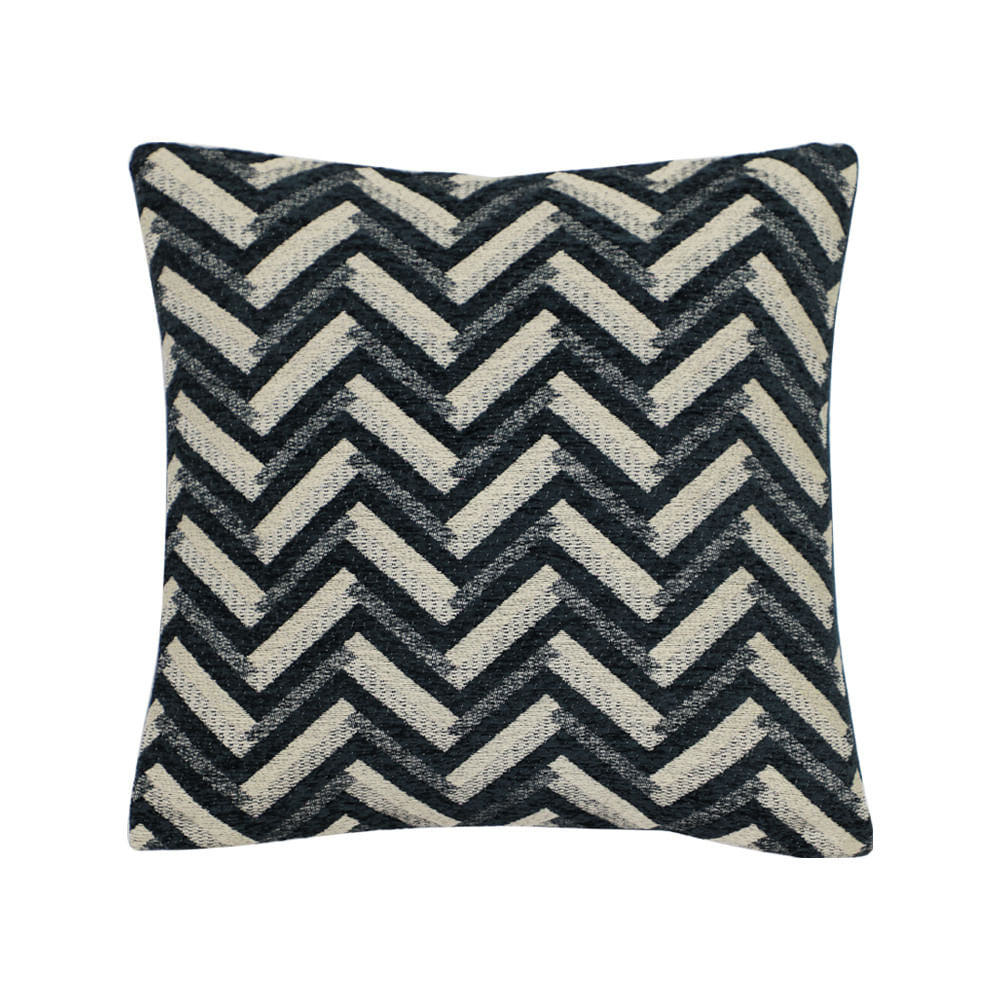 Cojin Chevron Azul 45 Cm x 45 Cm