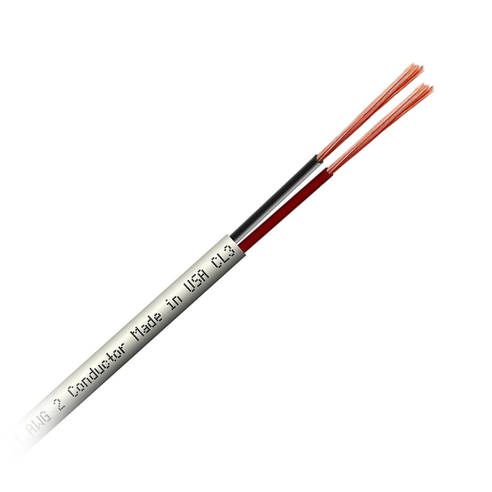 Master Cable Cable de Altavoz 2-Conductor 16 AWG de Cobre Puro 500' con Chaqueta CL3