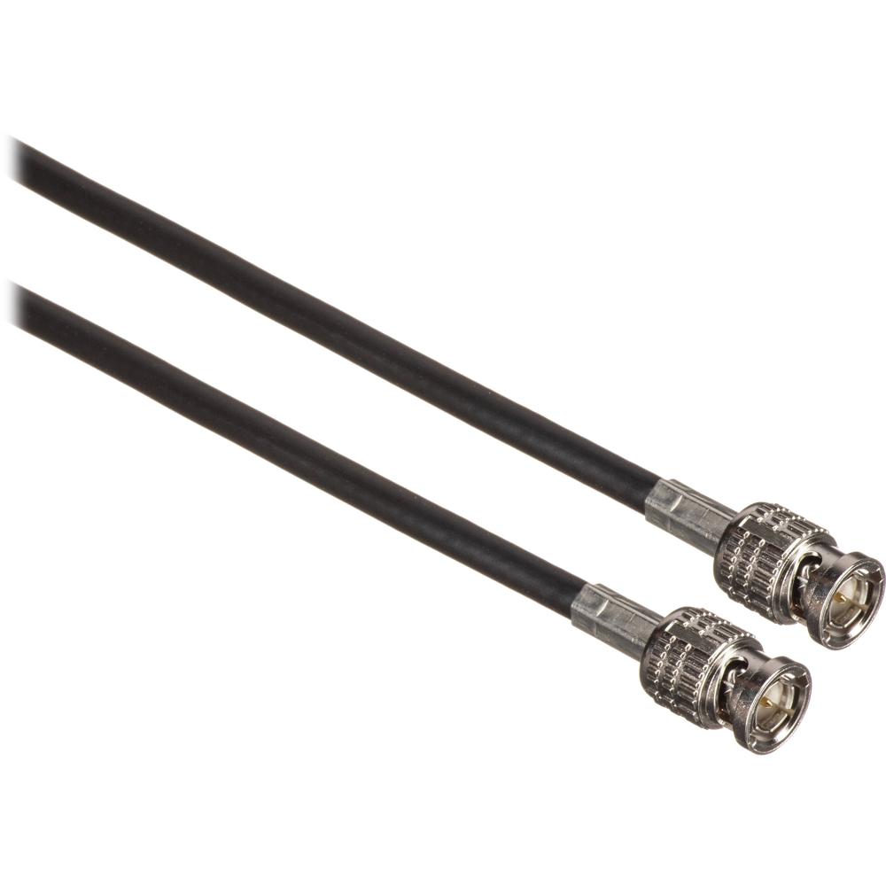 Canare Cable Coaxial HD-SDI 125' RG6 BNC a BNC, 18 AWG, Conectores de Cobre Doble, Soporta