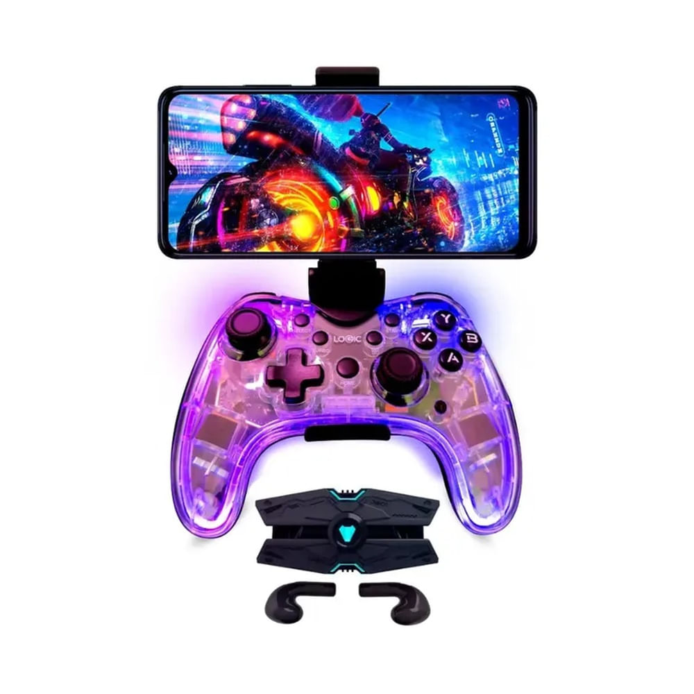 LOGIC  G1L 4RAM 128GB Gaming Phone y PACK GAMING REGISTRADO GRIS