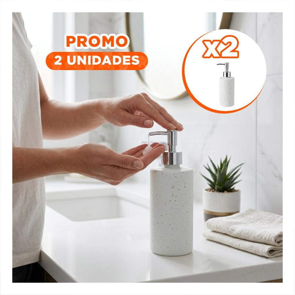 Pack2 Dispensador de Detergente de Cocina Color Blanco  YRegalo Sticker