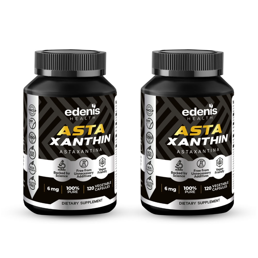 Pack 2 Astaxantinas Edenis Health 120 Cápsulas